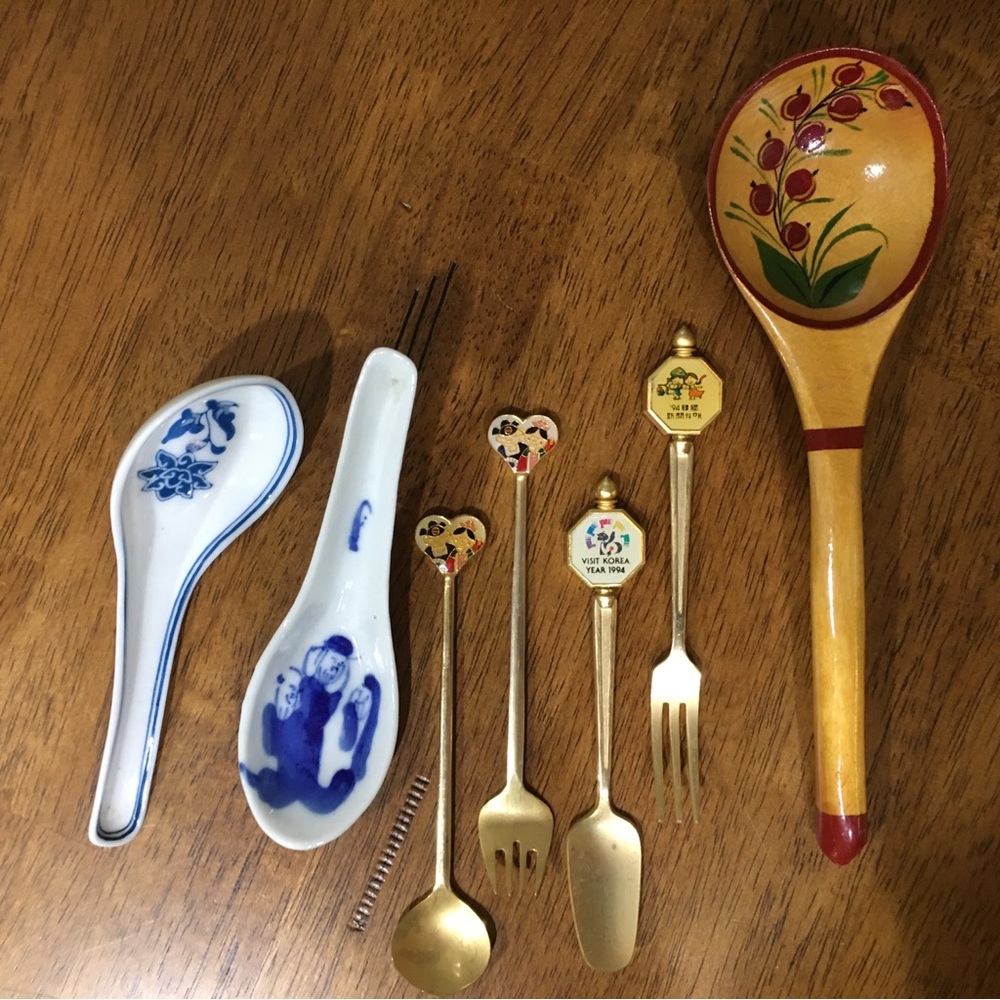 Assorted decorative spoons